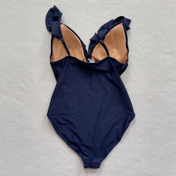 J. Crew One Piece Swimsuit Navy - Picture 2 of 8